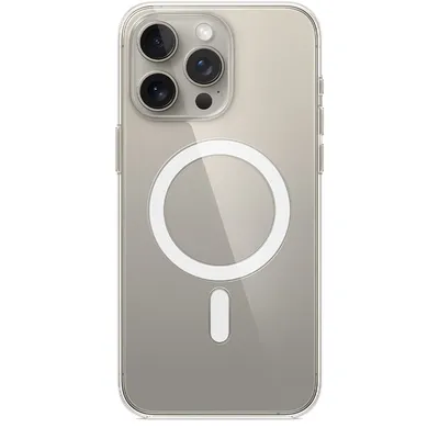 Купить Защитный чехол Clear Case MagSafe для iPhone 15 Pro Max Прозрачный
