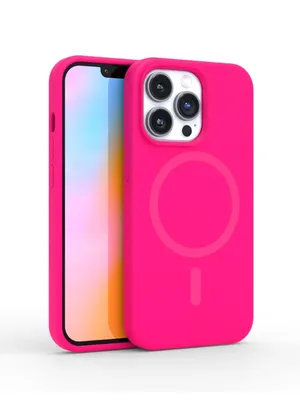 Neon Pink Silicone iPhone Case – Felony Case