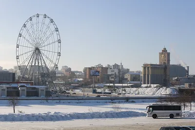 Пл. Революции. Челябинск. Зима 2019. — Наш Челябинск