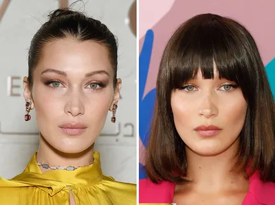 20 фото звезд, которые нужно увидеть, прежде чем отрезать себе челку |  MARIECLAIRE