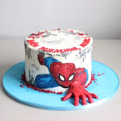 Картинка для торта \"Человек паук\" - PT105694 печать на сахарной пищевой  бумаге