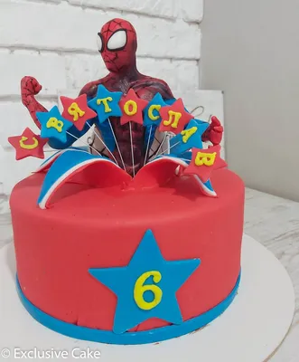Торт \"Человек паук\"