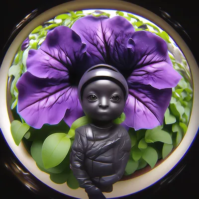 Черная Петуния | Красивые цветы, Цветы, Петунии