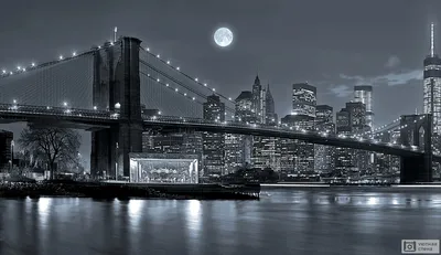 Картина \"Черно-белый Нью-Йорк. Панорама\" | Интернет-магазин картин  \"АртФактор\"