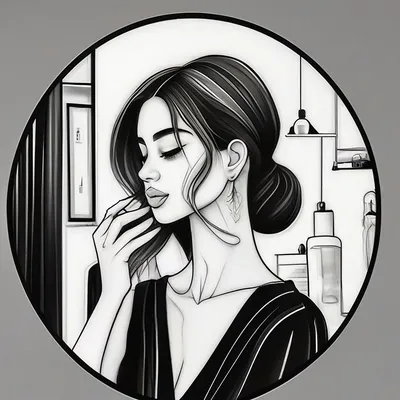 Картина на холсте, Постер для бровей, макияж, салон красоты, современные  абстрактные скандинавские черные и белые настенные картины для украшения салона  красоты | AliExpress