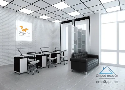Дизайн интерьера салона красоты, ул. Шаландина 🏠 | СтройДизайн