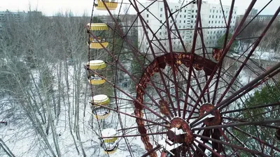 Чернобыль зимой фото фотографии