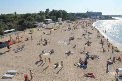 Пляжи в Черноморском и Межводном, Крым