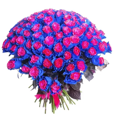 Букет из 7 синих роз» - купить в Москве за 4 150 руб