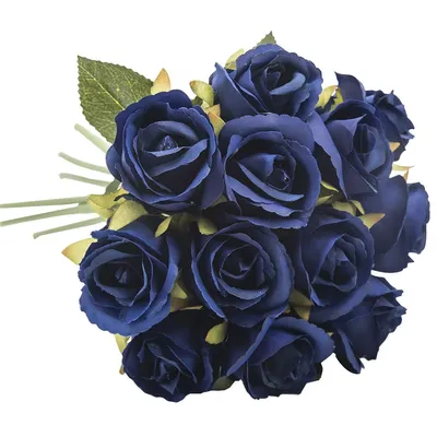ᐉ Купить букет 9 синих роз в оформлении в Капшагае — Интернет-магазин  KapchagayZakazBuketov