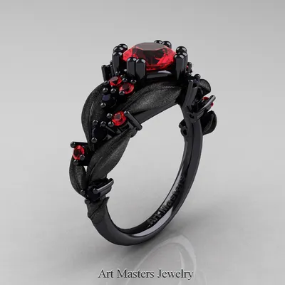 Large Black Diamond Engagement Ring Rose Gold Halo Diamond Oval Ring | La  More Design