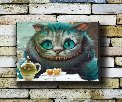 Картина Чеширский кот. Размеры: 50x70, Год: 2018, Цена: 35000 рублей  Художник Ларионова Ольга
