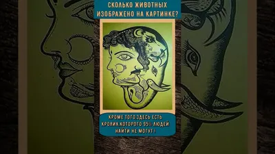 Тест на внимательность. Сколько людей и животный изображено на картинке? -  YouTube