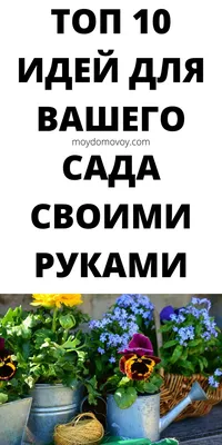 Украшения для сада своими руками: 20 оригинальных задумок декора | ivd.ru