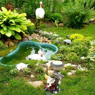 Декоративный садовый пруд прочный 135л (120х90х40см) - купить в  интернет-магазине Аквадом. Характеристики, цены и отзывы покупателей