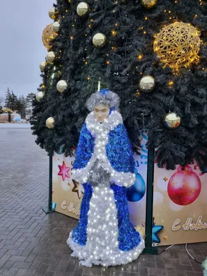 Наклейки на окна \"Новогодний\" Дед мороз, Снегурочка, 50х40 см купить в  Ижевске — Интернет-магазин декора и интерьера Nice Room 10120884