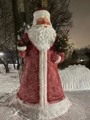 Дед мороз из снега: фото, картинки, фон. Бесплатное скачивание в jpg