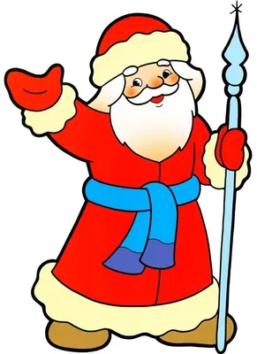 Рисунки Деда Мороза для срисовки (100 фото)