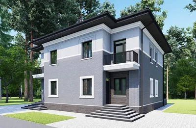 Дизайн фасадов загородного дома • Architect4U ®