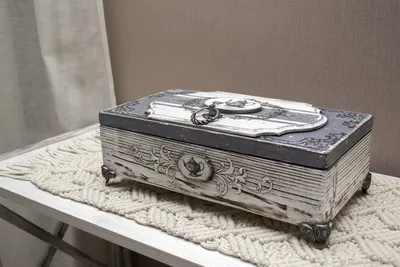 Декупаж шкатулки своими руками! Декор шкатулки // Casket decoupage - YouTube