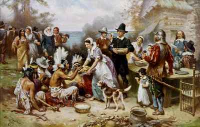 День благодарения в США картинки