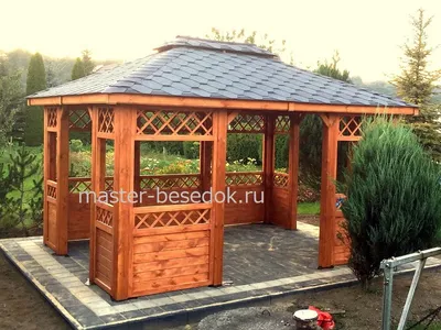 Материалы для беседки из дерева