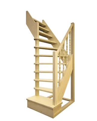 Готовые деревянные лестницы. Купить по низкой цене
