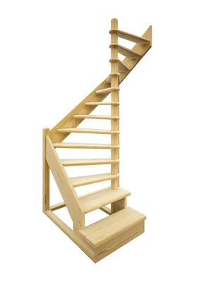 Заказать деревянную лестницу в Минске | Лестницы из дерева на второй этаж