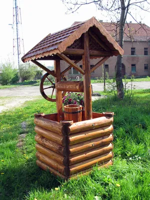 Деревянный колодец Морячок — купить в Москве и Московской области от  производителя