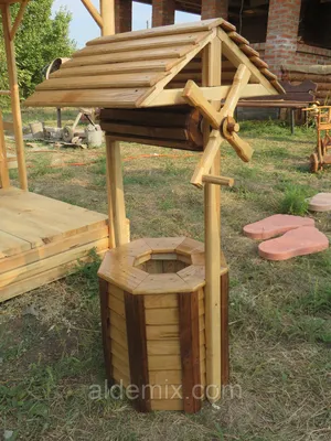 Домик на колодец деревянный купить в Московской области.