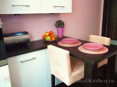 Обеденный стол для маленькой кухни - идеи и фото