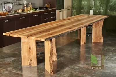 Деревянный стол на кухню фото фотографии