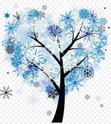 Фото дерева в снегу - Отличный выбор для обоев