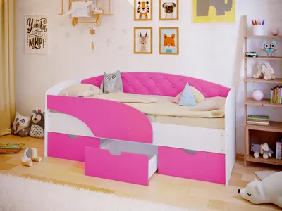 Купить Кровать Алиса 90х200 см с доставкой по выгодной цене в интернет  магазине Hoff.ru. Характеристики, фото и отзывы.