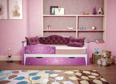 Детская кровать Алиса - 32740 р, бесплатная доставка, любые размеры