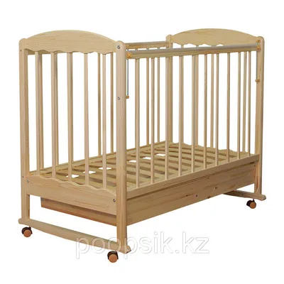 Купить кроватка для новорождённых InHome из массива березы кровать-качалка  white INBB1/2, цены на Мегамаркет | Артикул: 600006960310