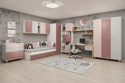 ДЕТСКАЯ SMARTY pink | Мебель от производителя ФАБРИКА МИРЛАЧЕВА Ижевск