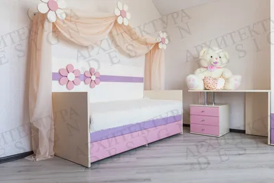 Детская комната для юной леди) в ходе проекта рассматривали два варианта  кровати, с двумя ярусами и с одним , выжрали вариант на вырост… | Instagram