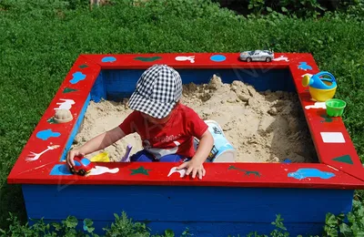 Детская песочница своими руками фото фотографии
