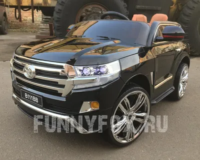 Машина детская Toyota Land Cruiser 200 купить в Москве. Интернет магазин  funnyfox.ru