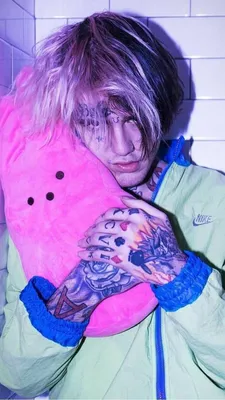 Детский свитшот Lil peep рэп неоновый градиент — купить по цене 2190 руб в  интернет-магазине #3503633