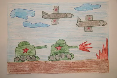 Простые рисунки про войну - 47 фото