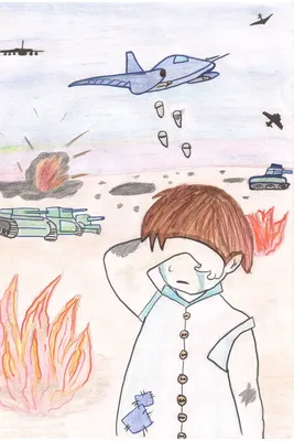 Дети войны рисунки детей - 49 фото