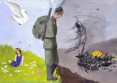 Рисунки казанских детей 1941-1942 гг. Фонд детского рисунка ресурсного  центра ГМИИ РТ