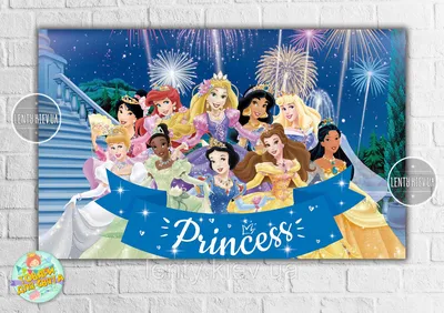 Фотообои детские принцессы Disney 400x270 Артхата Детские обои в спальню  мальчикам девочкам 153848121 купить за 3 734 ₽ в интернет-магазине  Wildberries