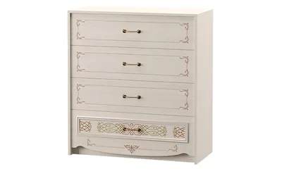 Coccoleria Drawers Elefantino White Art.100268 Детский бельевой комод  купить по выгодной цене в BabyStore.lv