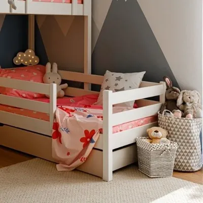 Кровать Домик с ящиками/детская мебель/кровать для детей/ кровать с бортиком /монтессори