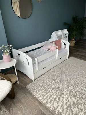Детская модульная мебель | Мебель Домус Миа - Низкая кровать с бортиками  Jimmy Royal/Loft - Omega