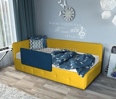 Детский диван кровать и кушетки - Кровать Сканди с бортиком