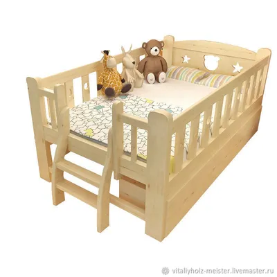 Детская кровать из массива с бортиками: 10 преимуществ